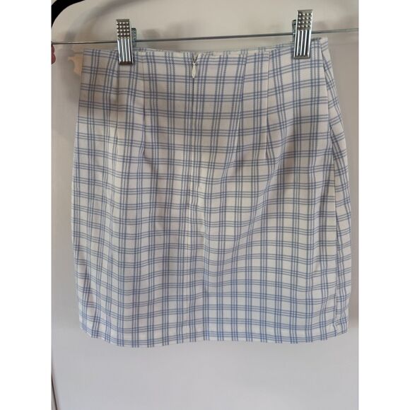NWOT Brandy Melville Cara Skirt by John Galt Blue Plaid Skirts Bundle - Picture 5 of 8